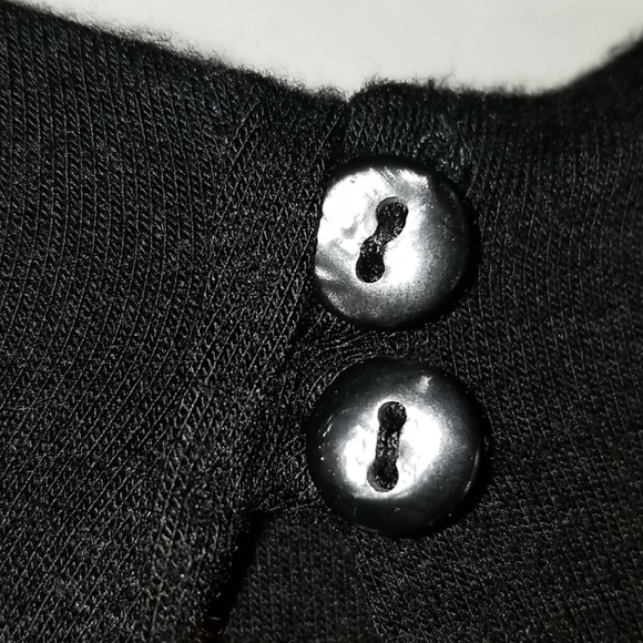 "Color Thread" Little Black Romper - Picture 8 of 12